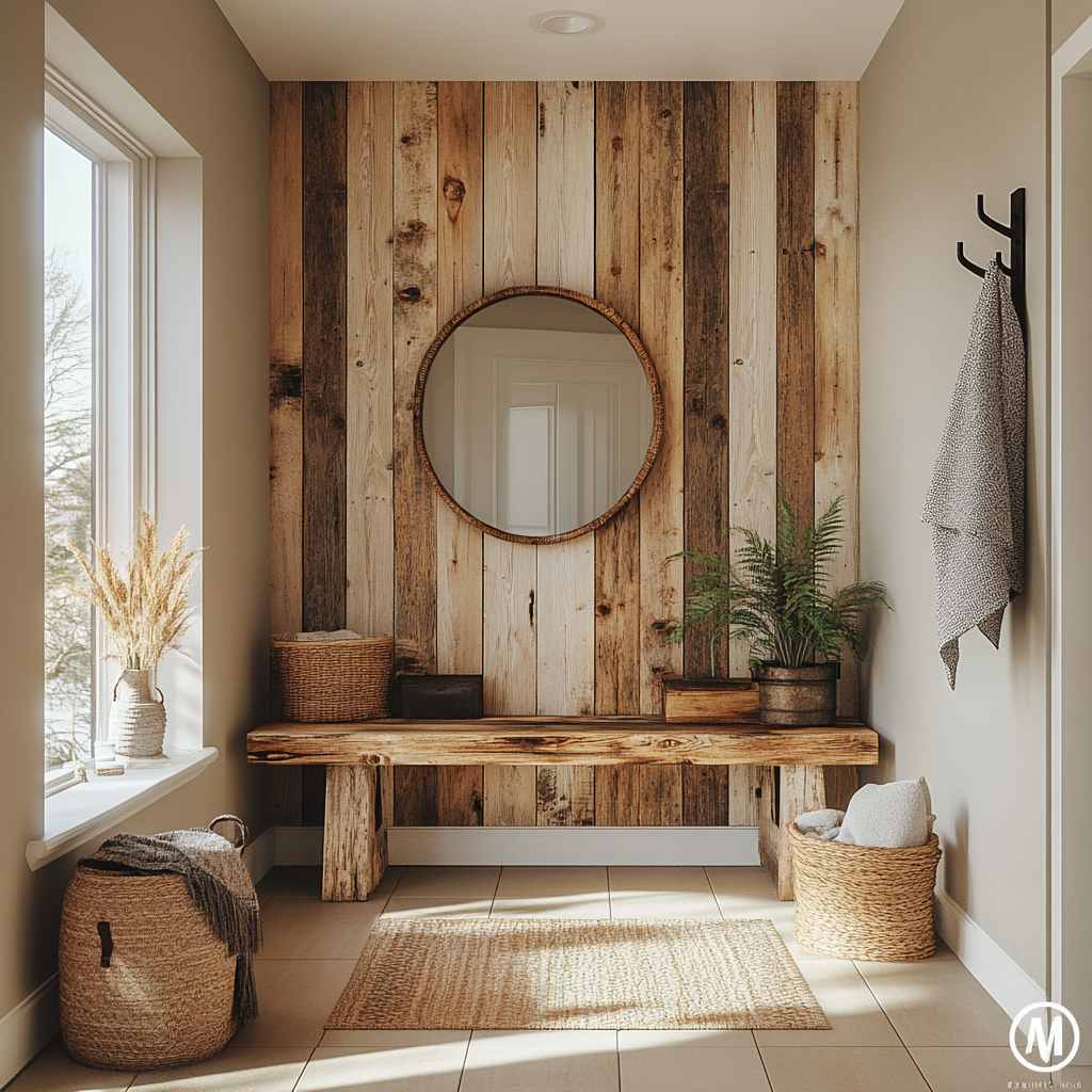 Entryway Elegance with a Statement Wall