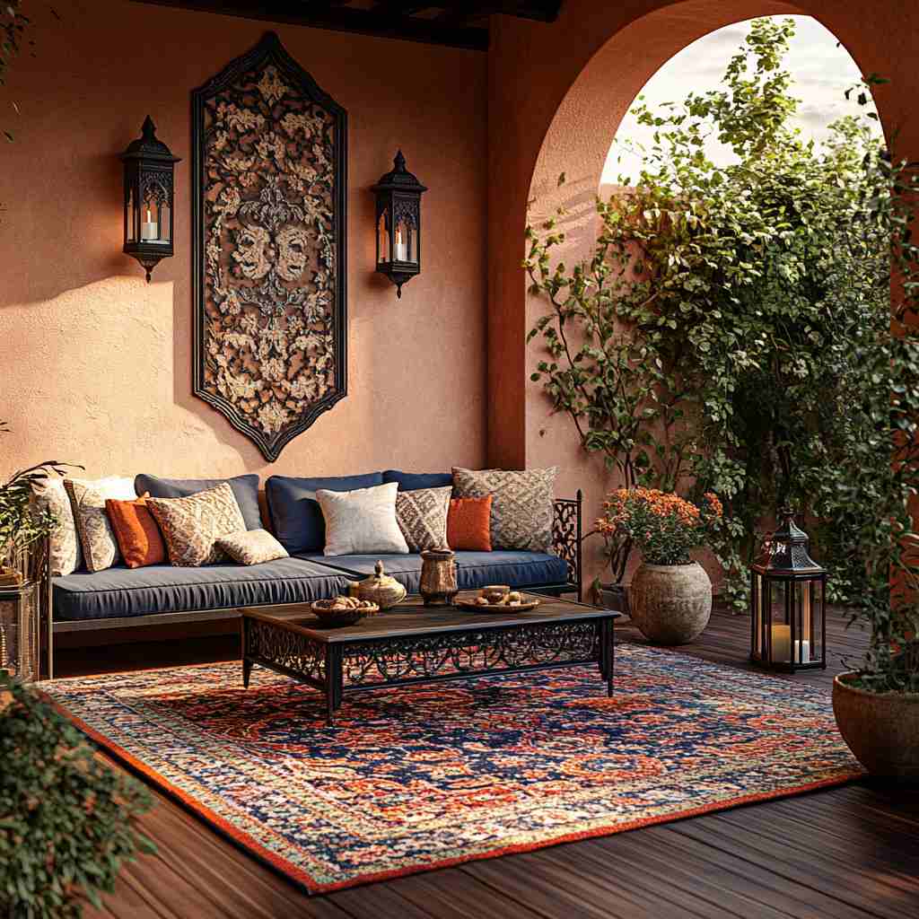Intricate Persian-Inspired Rug