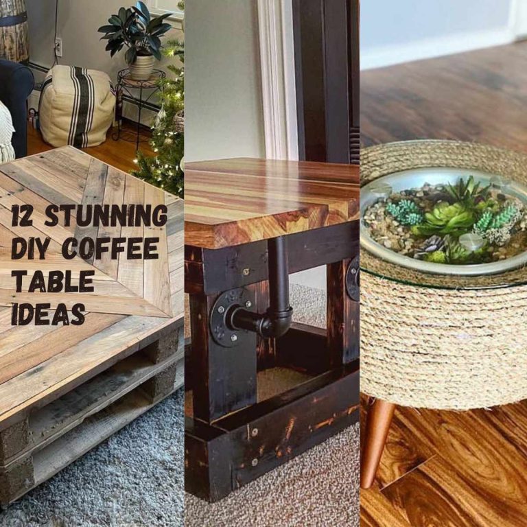 12 Stunning DIY Coffee Table Ideas