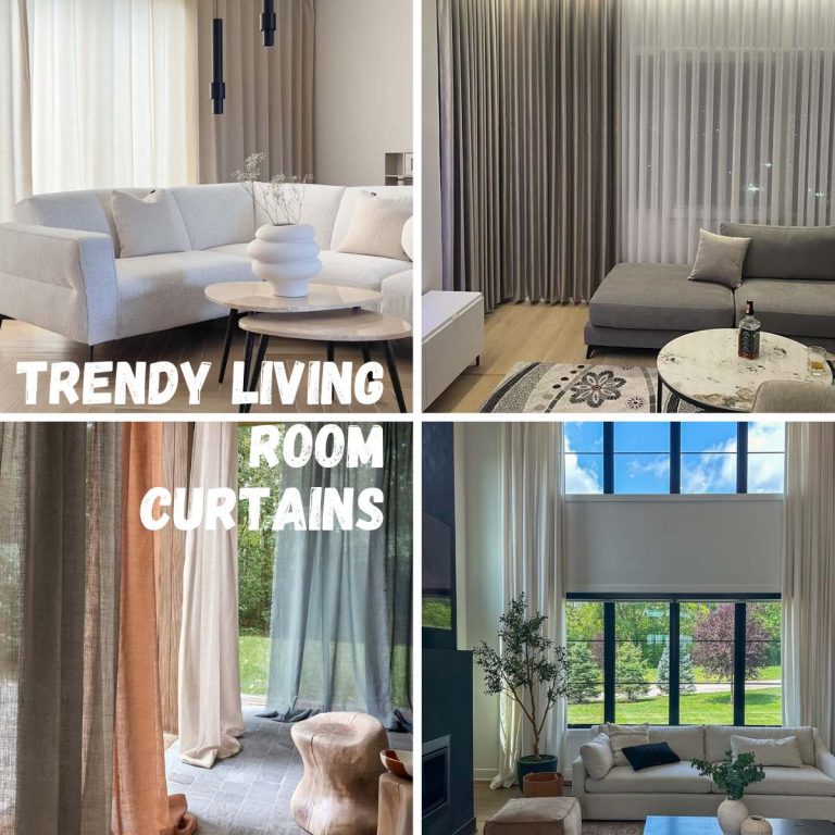 12 Trendy Living Room Curtains That Make a Statement