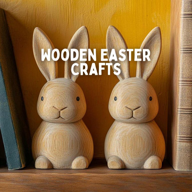 16 Beautiful Wooden Easter Crafts to Decorate Your Home
