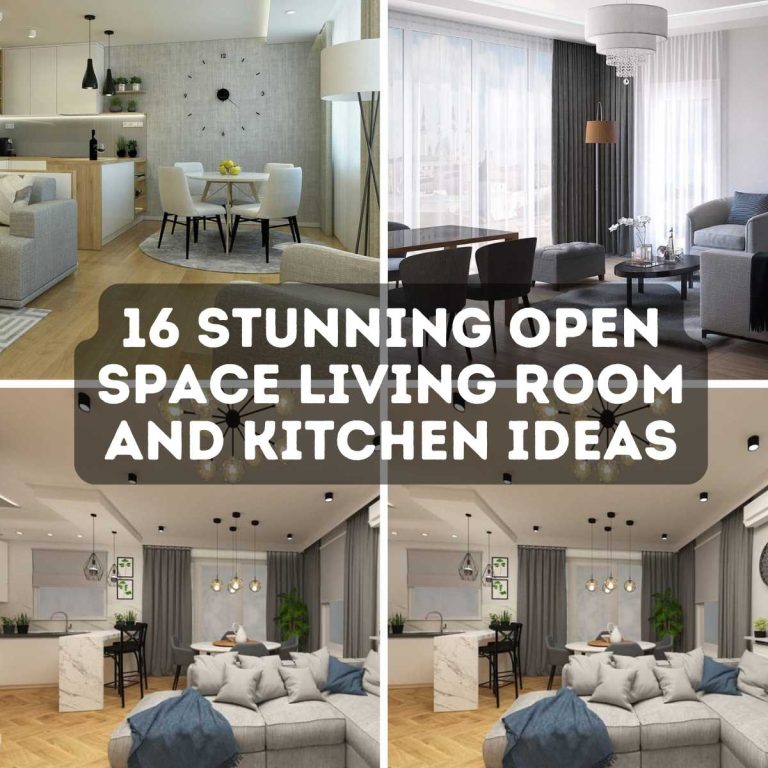 16 Stunning Open Space Living Room and Kitchen Ideas You Will Love