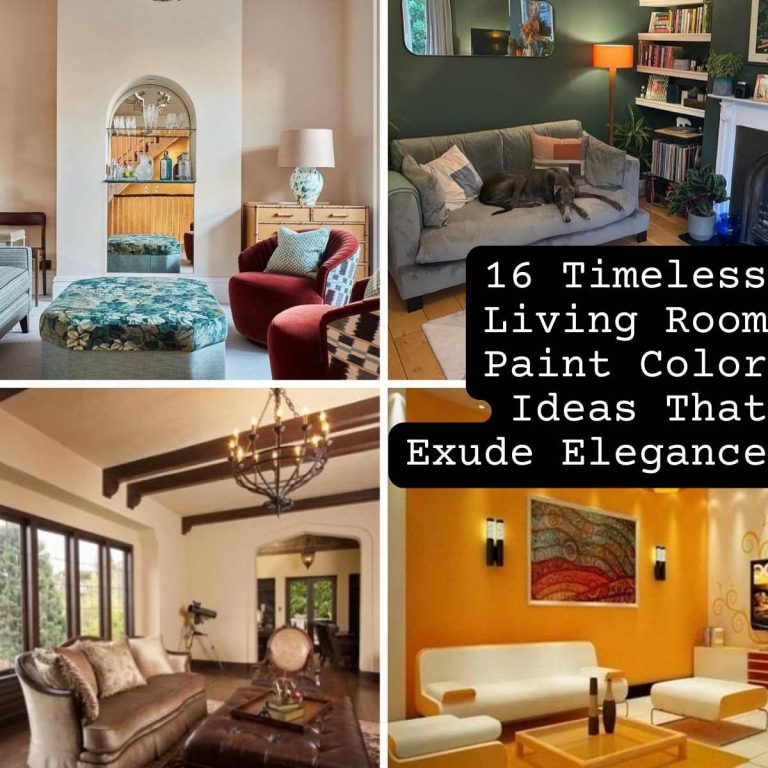 16 Timeless Living Room Paint Color Ideas That Exude Elegance