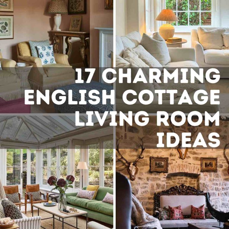 17 Charming English Cottage Living Room Ideas