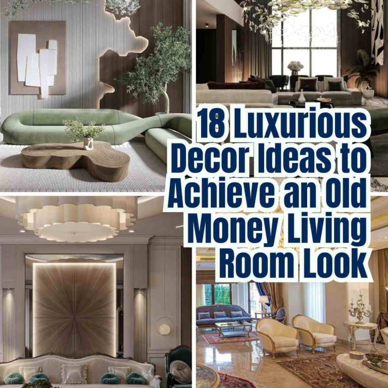 18 Luxurious Decor Ideas to Achieve an Old Money Living Room Look