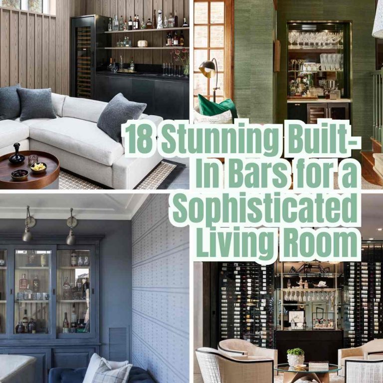18 Stunning Built-In Bars for a Sophisticated Living Room