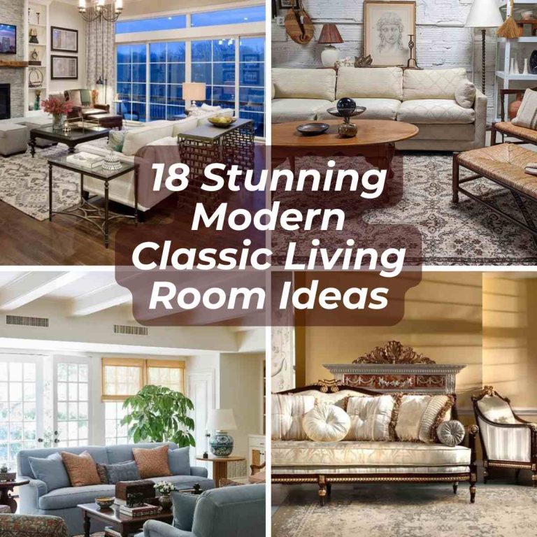 18 Stunning Modern Classic Living Room Ideas