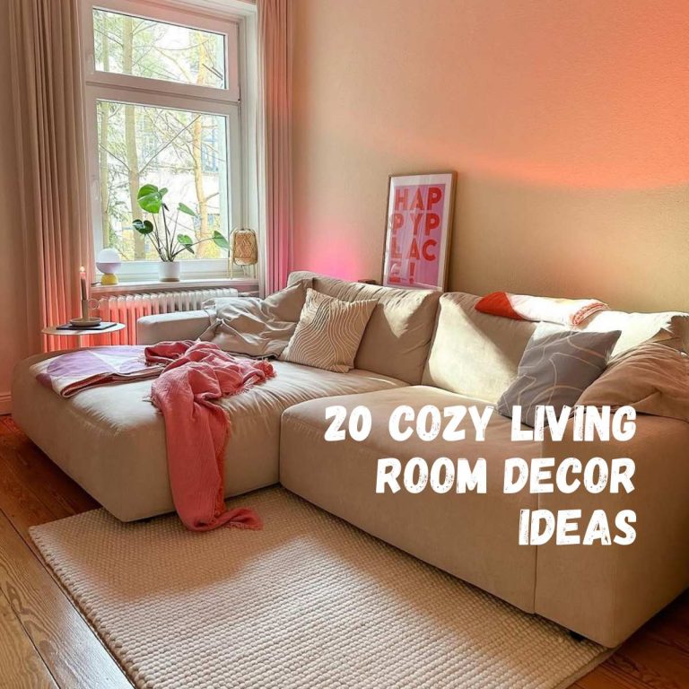 20 Cozy Living Room Decor Ideas