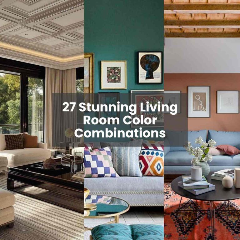 27 Stunning Living Room Color Combinations