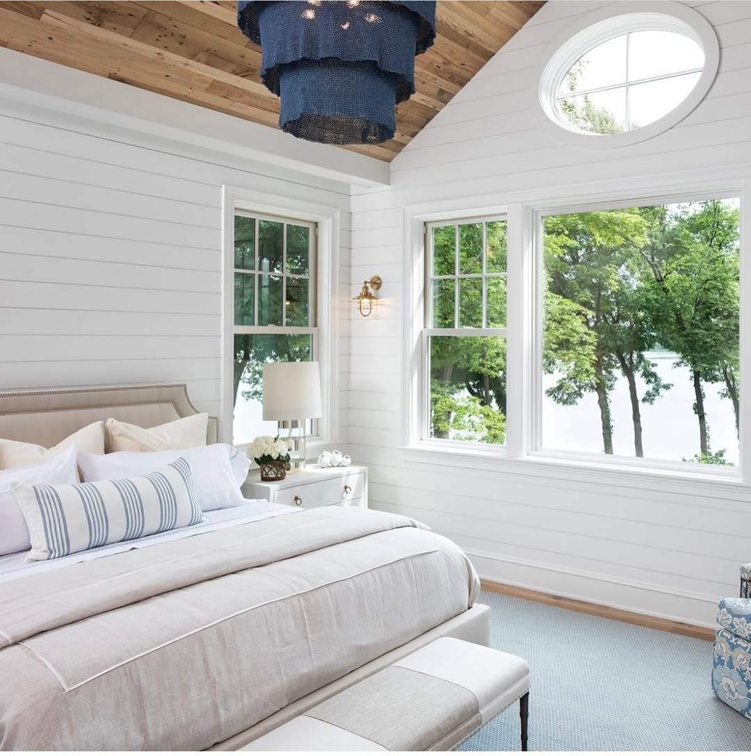 Coastal Blue Bedroom Idea 13