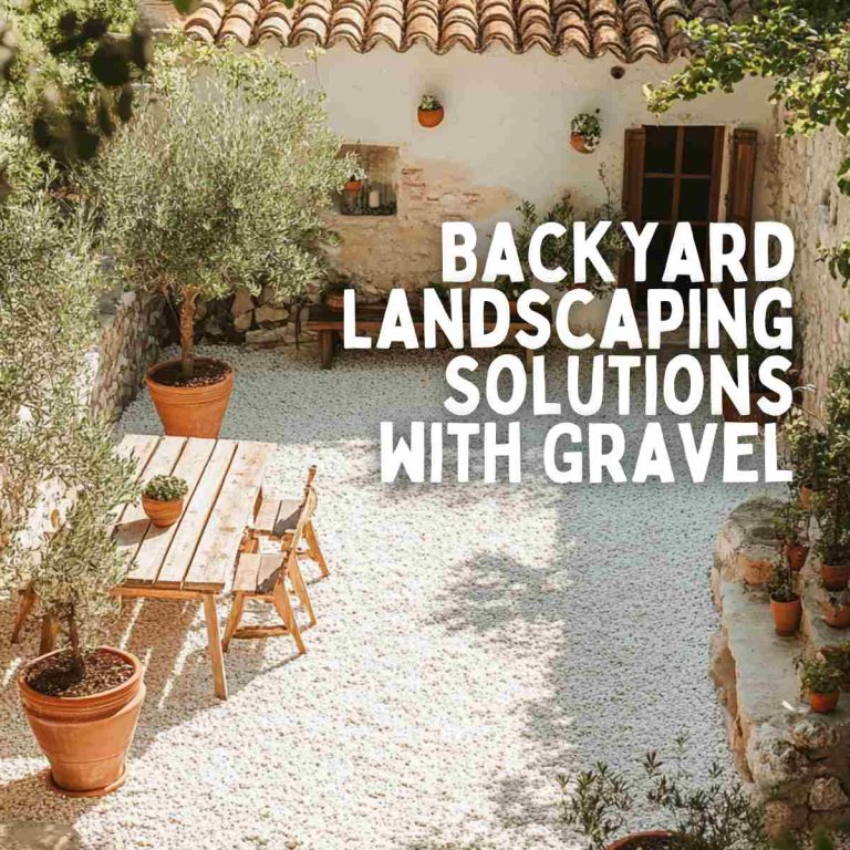 15 Creative Backyard Landscaping Solutions with Gravel for Easy Upkeep