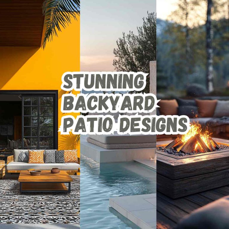 17 Stunning Backyard Patio Designs to Transform Your Outdoor Space