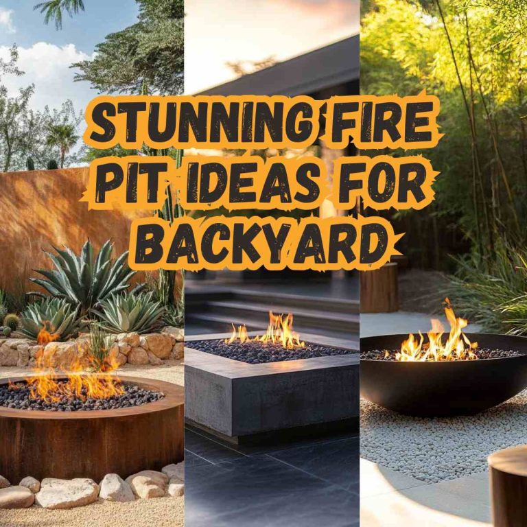 18 Stunning Fire Pit Ideas to Transform Your Backyard into a Cozy Retreat