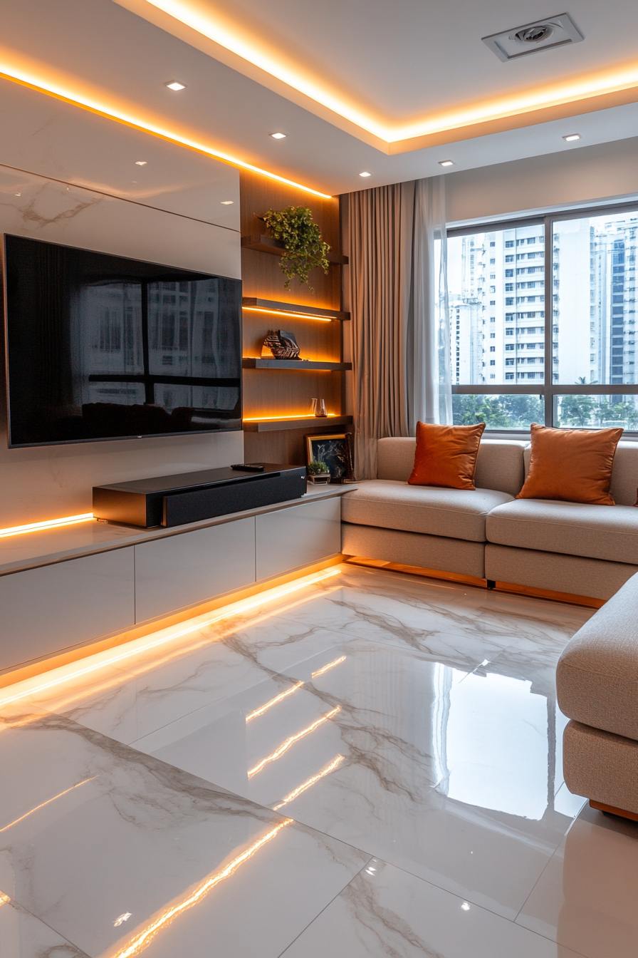 Subtle LED Strip Lighting