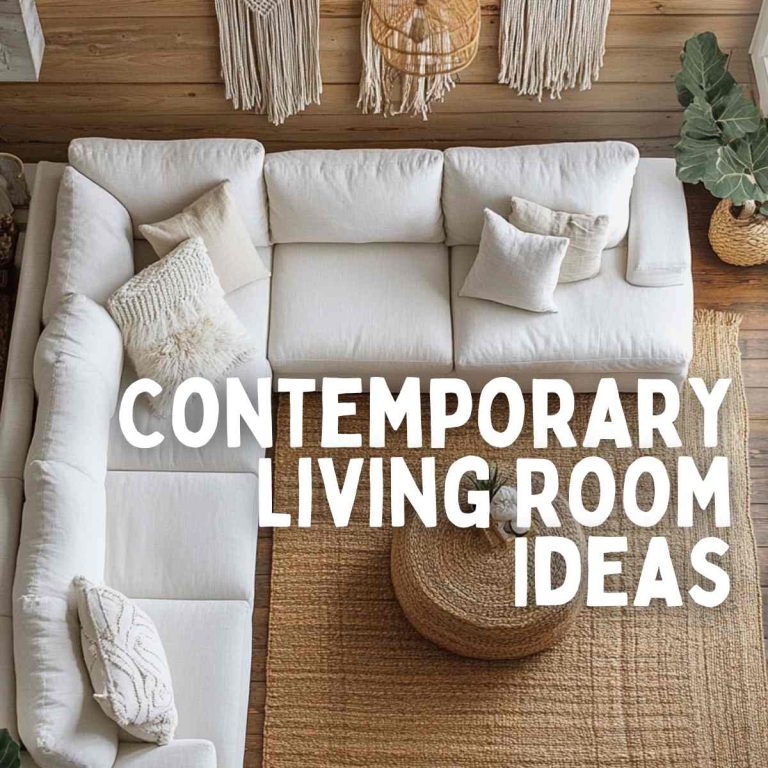 14 Sleek and Modern Contemporary Living Room Ideas for a Stylish Home