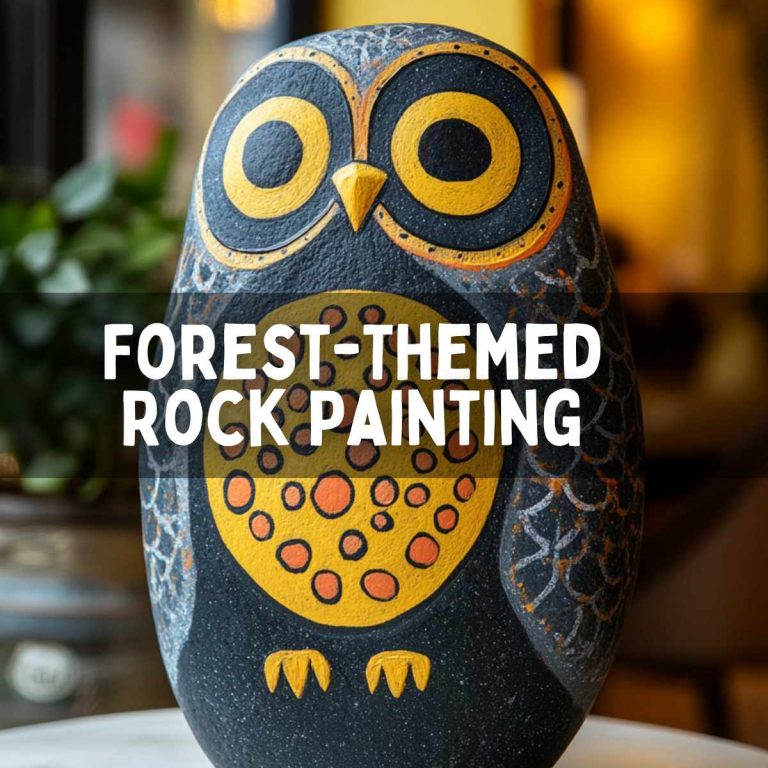 16 Enchanting Forest-Themed Rock Painting Ideas for Nature Lovers
