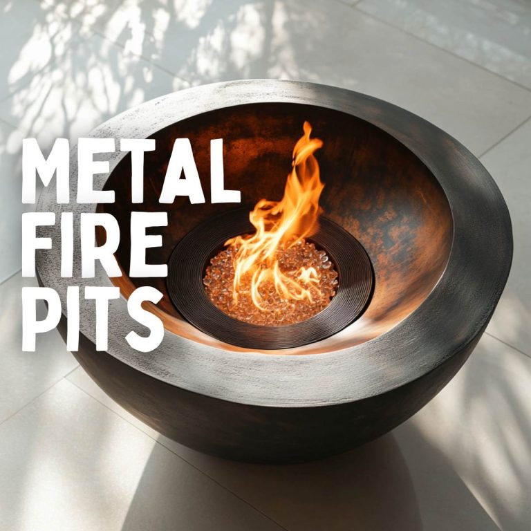 17 Durable and Stylish Metal Fire Pits for Cozy Evenings