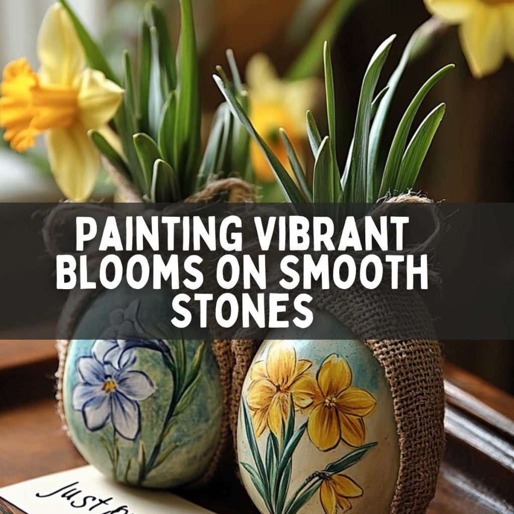 Flower Rocks - Painting Vibrant Blooms on Smooth Stones