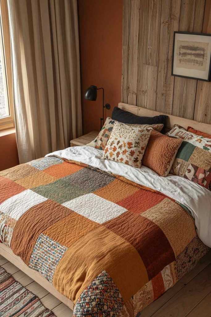 Mixed-Tone Wooden Wall for a Unique Visual Appeal