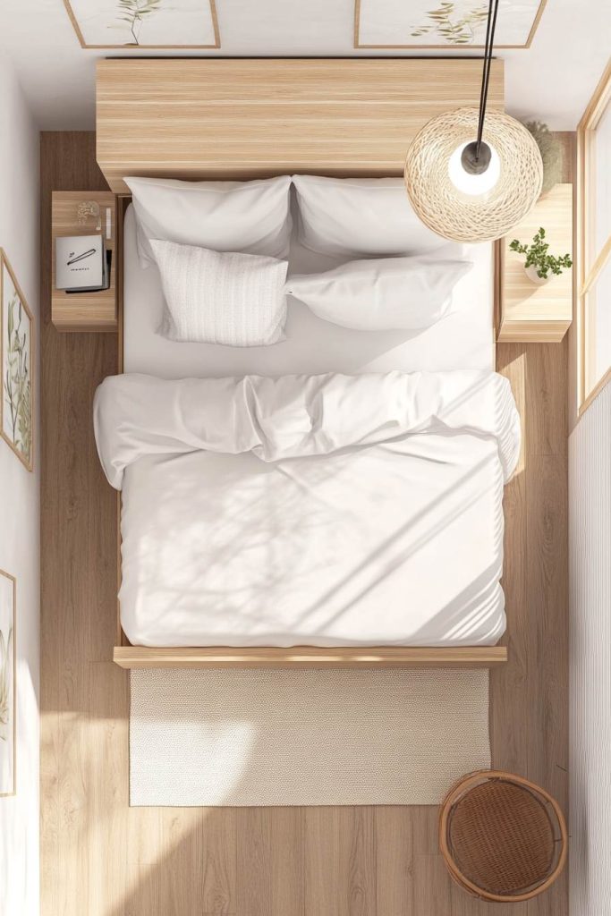 A Beautiful Scandinavian Small Bedroom