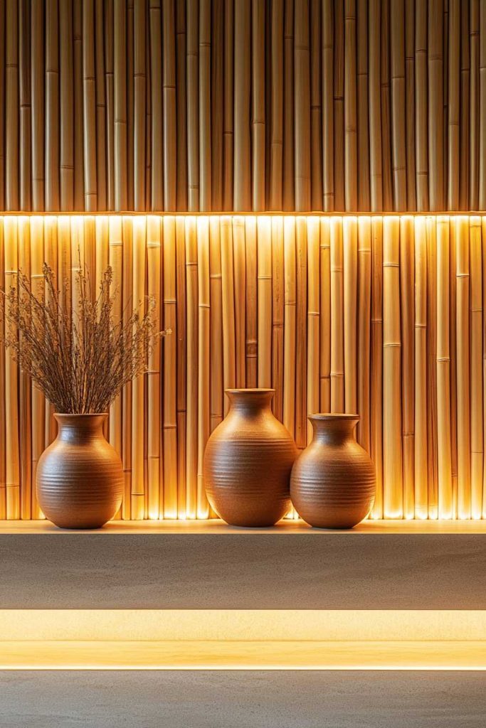 Beautiful Bamboo Wall
