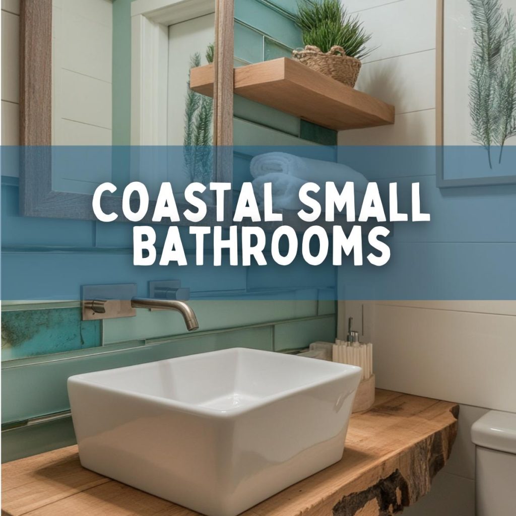 Coastal Small Bathroom Ideas with Beachy Accents