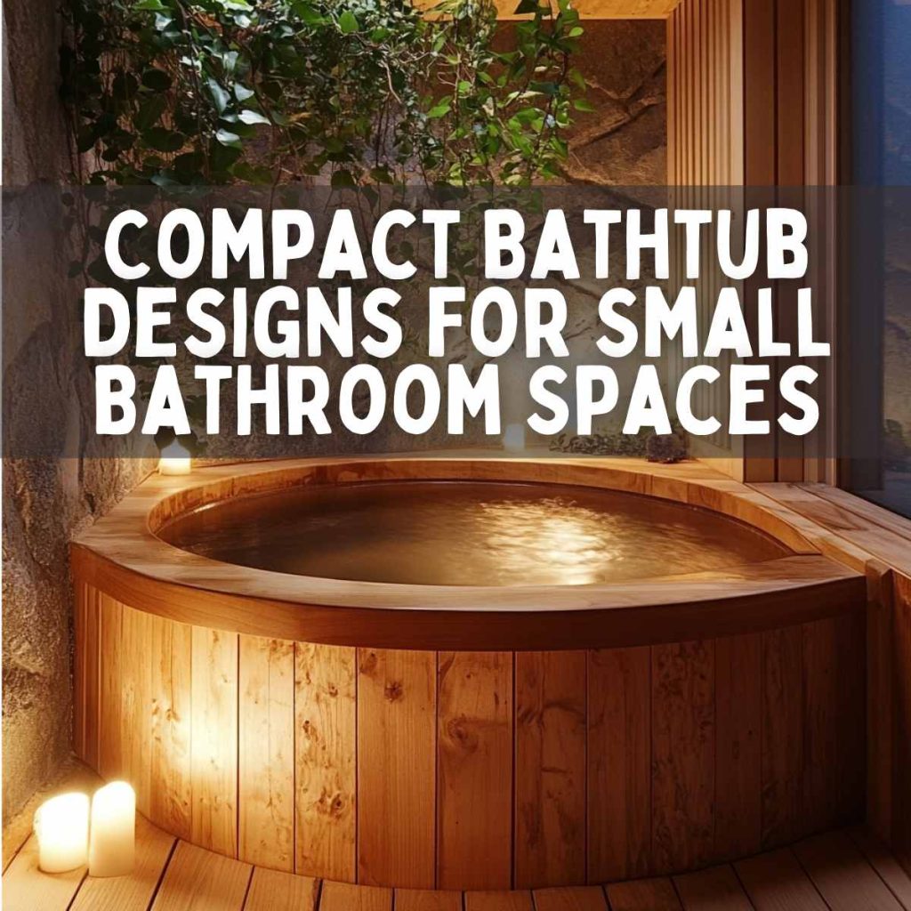 Compact Bathtub Designs for Small Bathroom Spaces