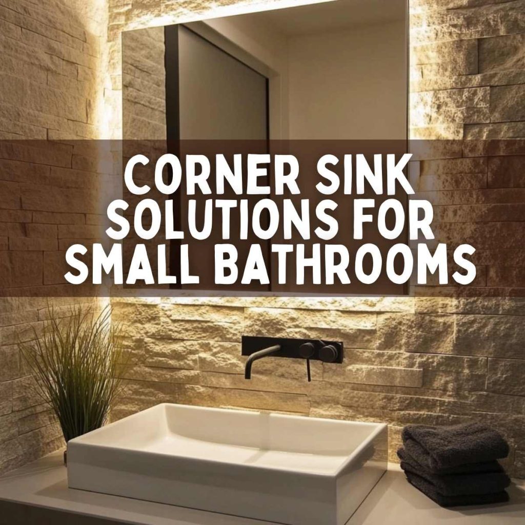 Corner Sink Solutions for Small Bathrooms