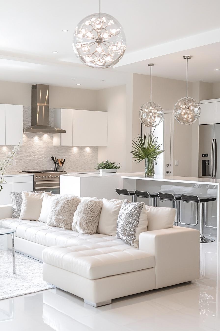 Low-Profile Furniture in Open Layout