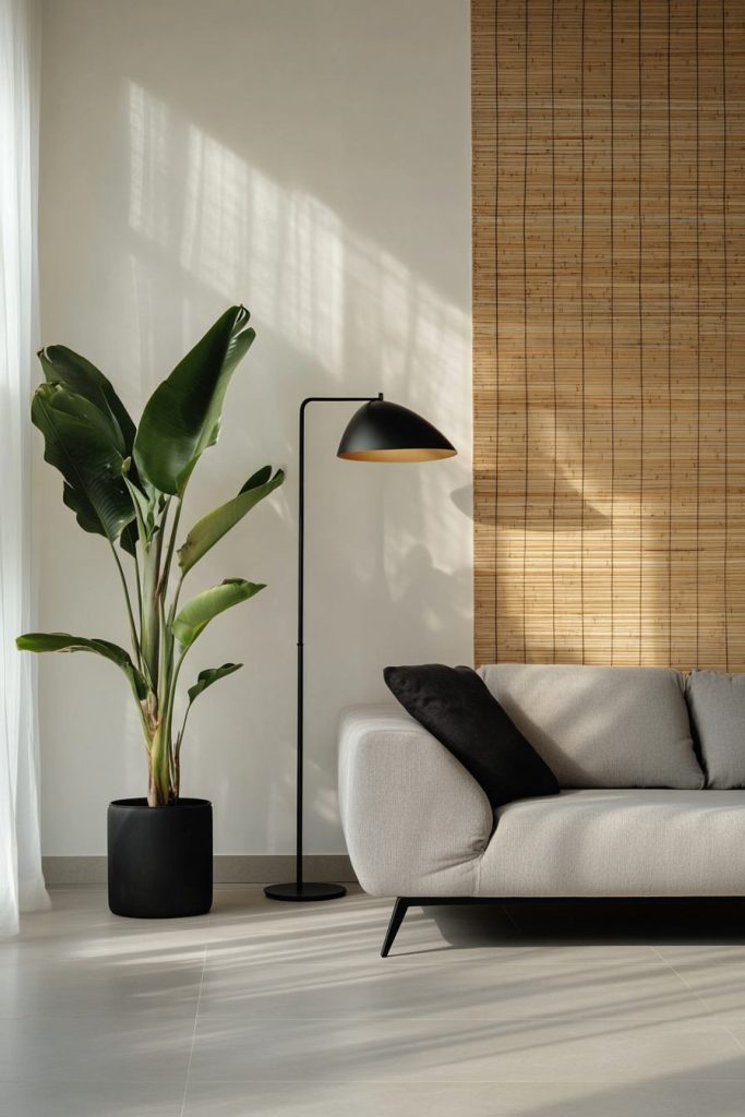 Modern Tropical Minimalist Room