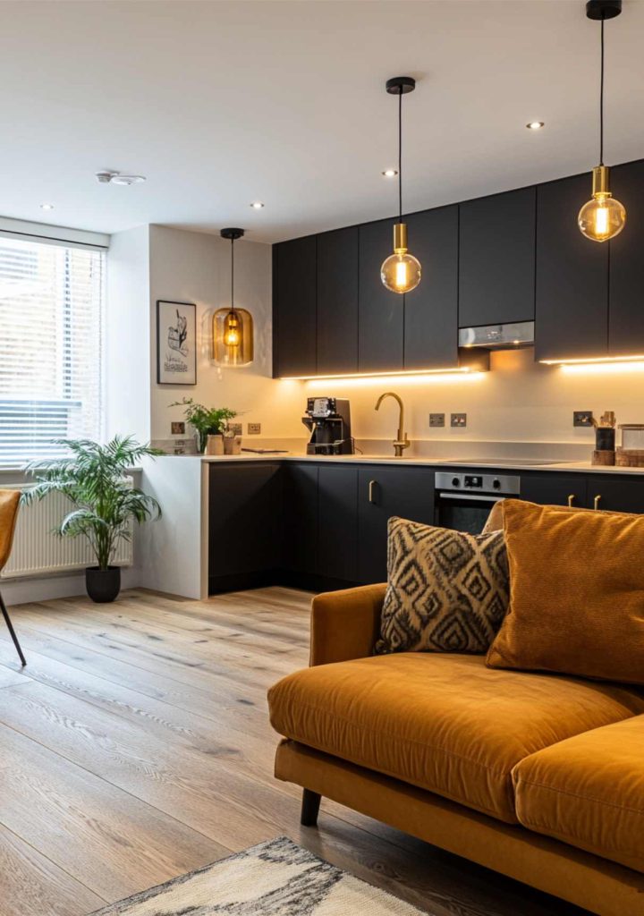 Open-Concept L-Shape Layout