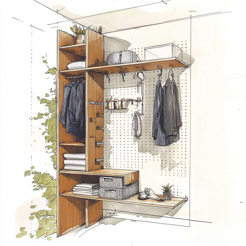 Vertical Storage & Shelving Design