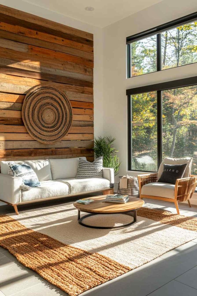 Wooden Accent Wall