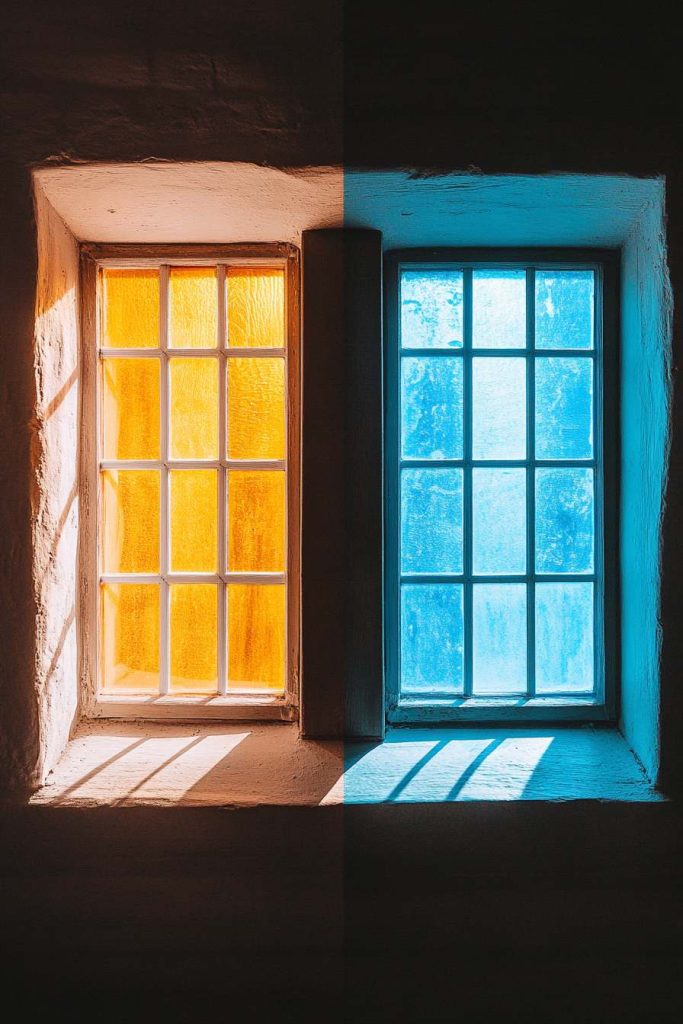 Before-and-After Light Softening with Glass