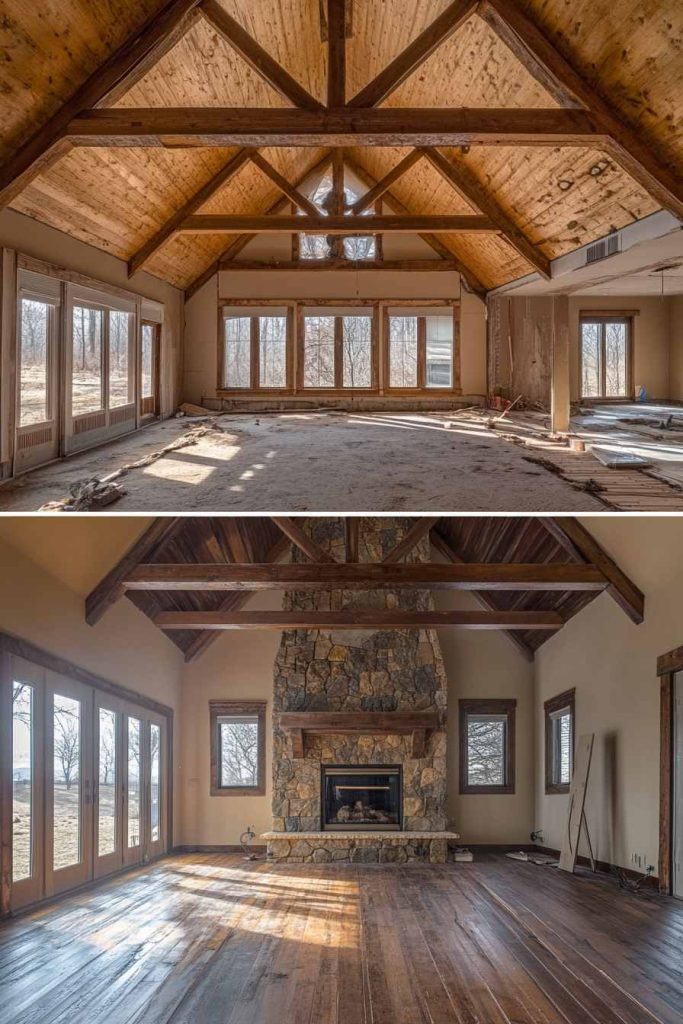 Before-and-After Rustic Renovation