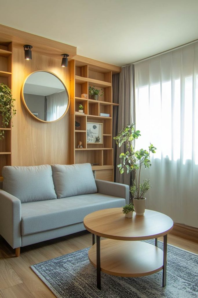 Compact Minimalist Layout for Small Spaces