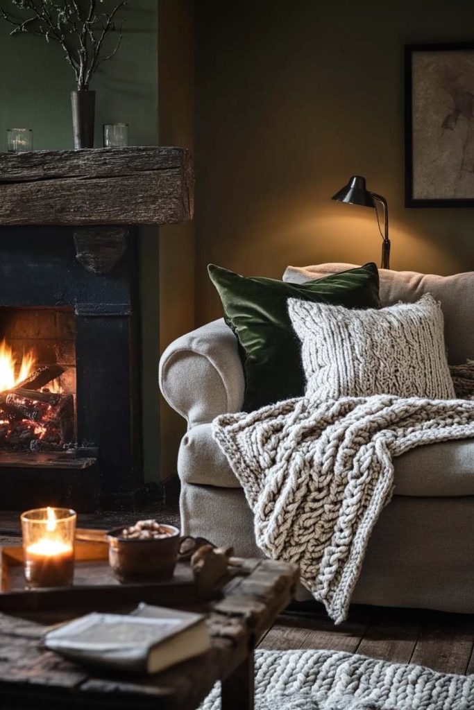 Cozy Winter Sofa Styling