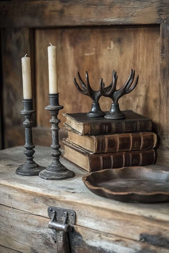 Decor Details with Iron and Leather