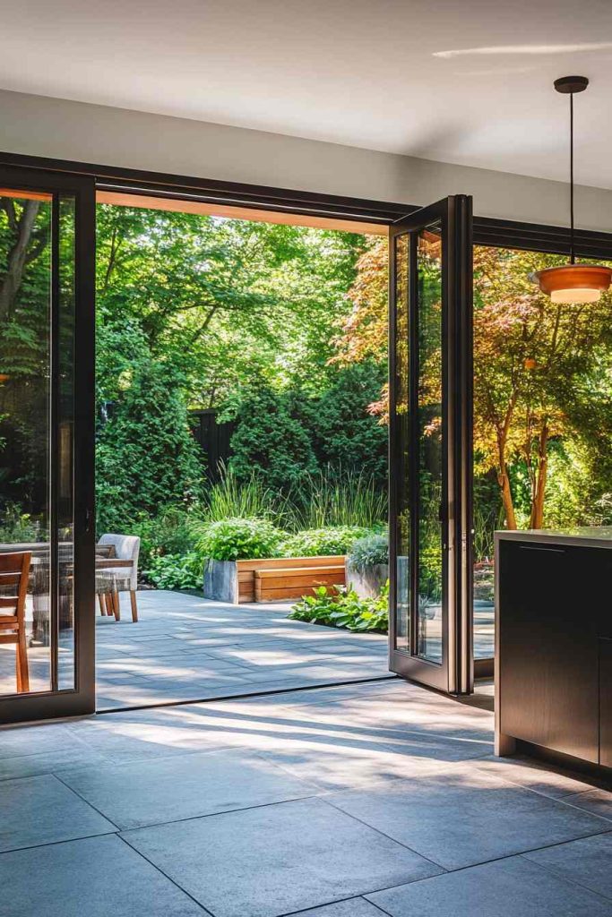 Indoor-Outdoor Flow with Sliding Doors