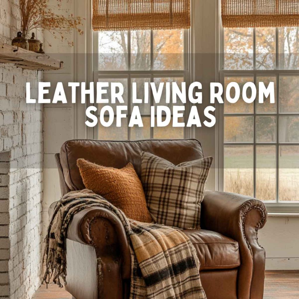 Leather Living Room Sofa Ideas for a Sophisticated Look