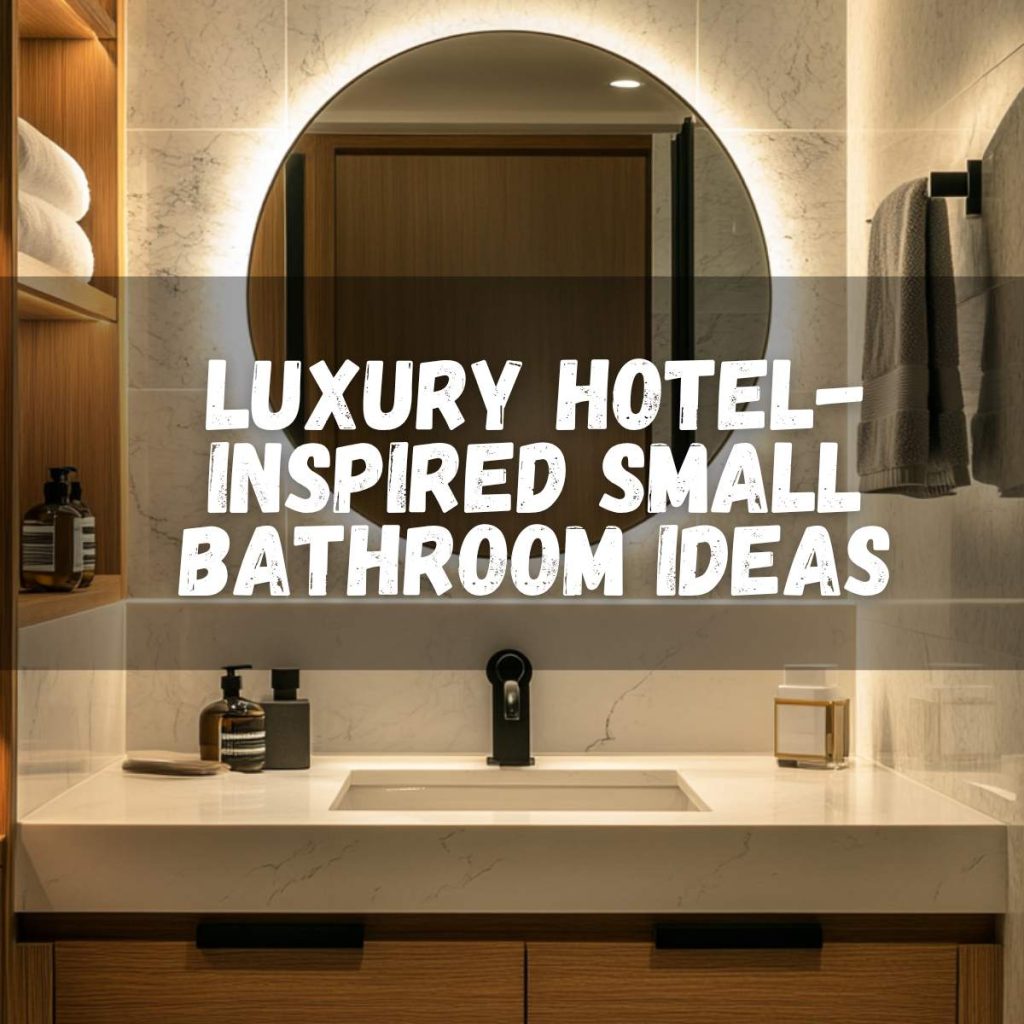 Luxury Hotel-Inspired Small Bathroom Ideas