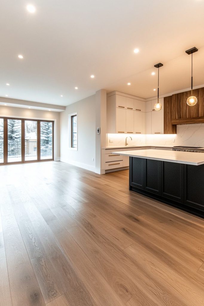 Matching or Complementing Cabinetry and Flooring