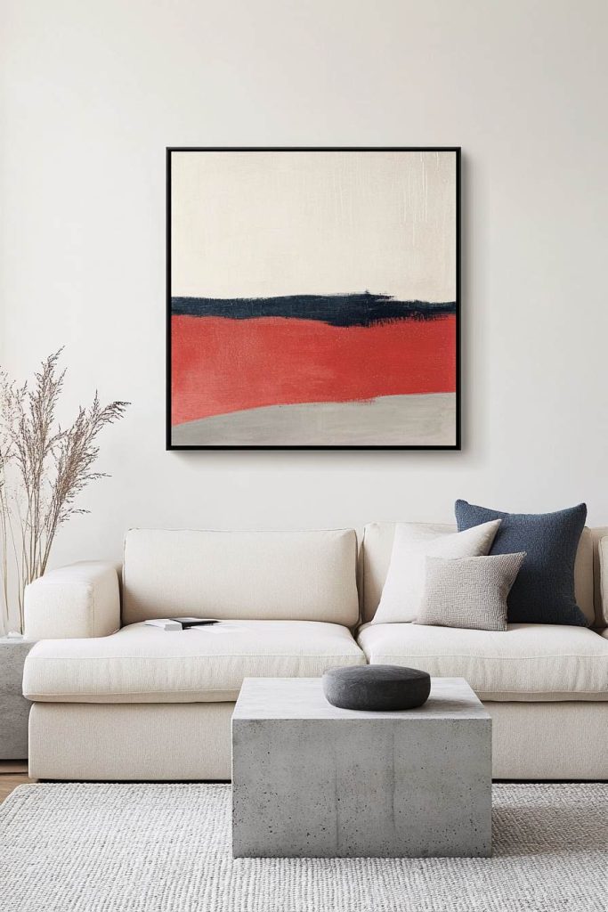 Minimalist Color Scheme Living Room