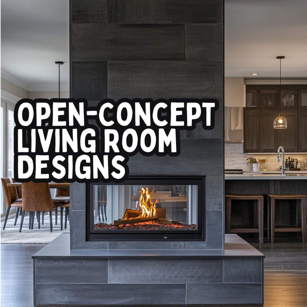 Open-Concept Living Room Designs