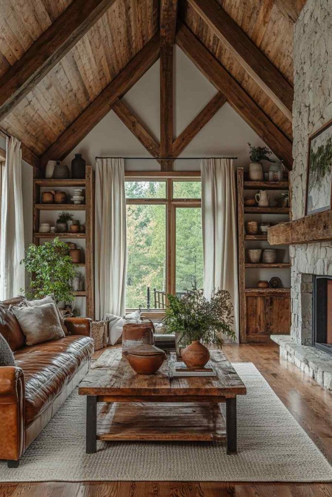 Rustic Living Room Overview