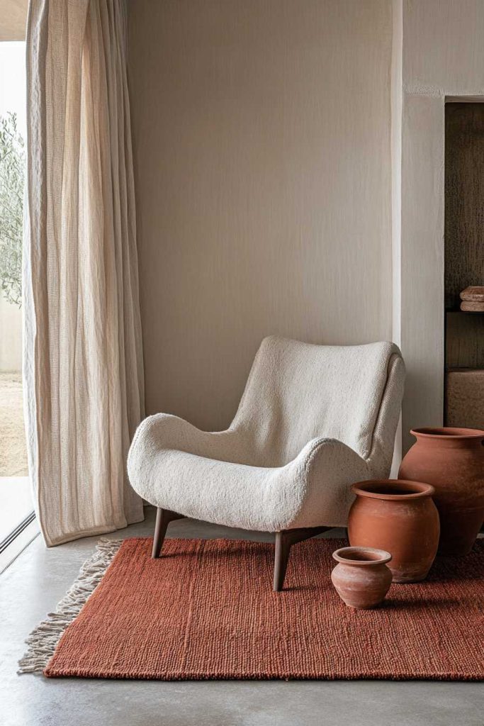 Texture-Rich Minimalist Living Room