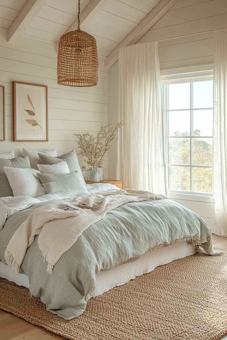 Coastal Bedroom Overview