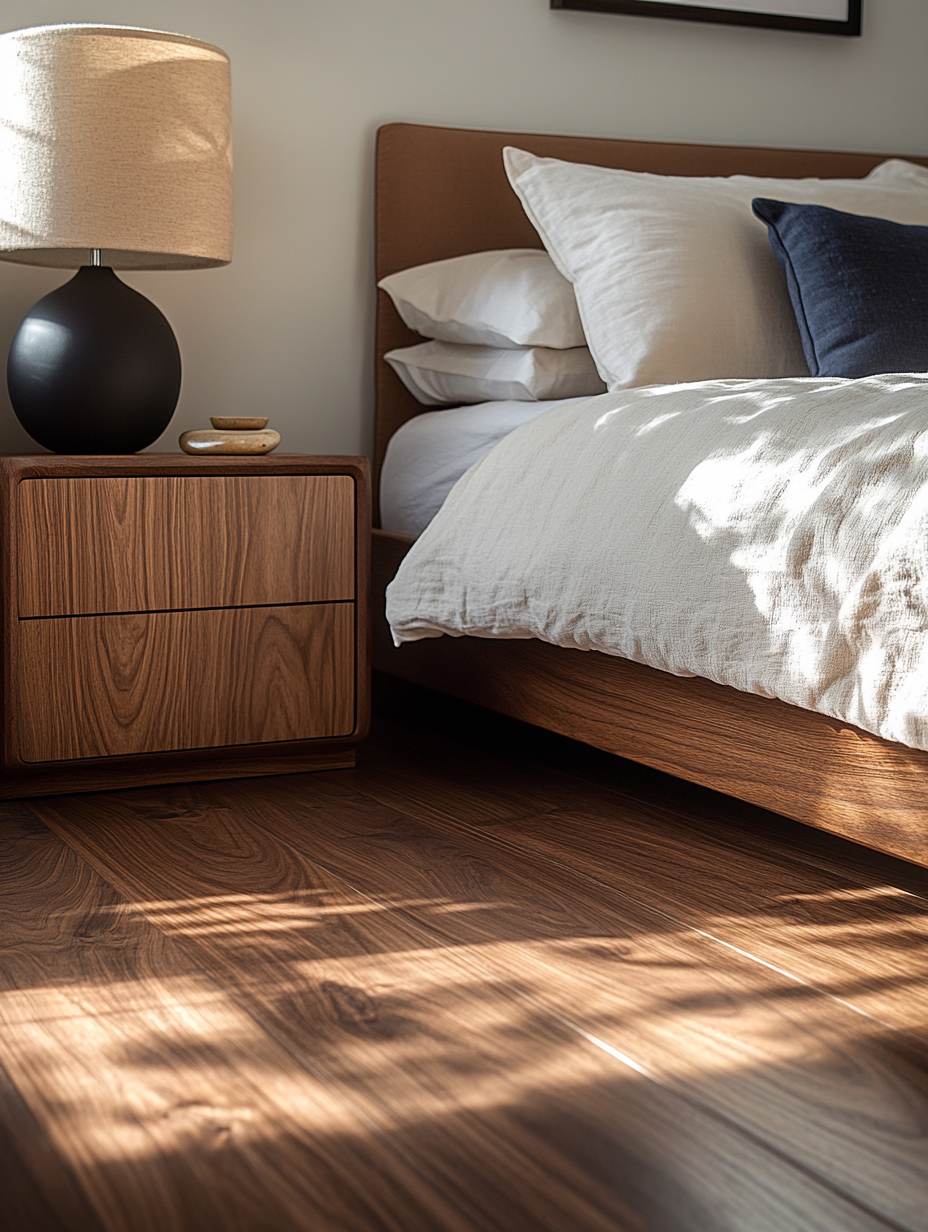 Contrasting Furniture and Floor Tones