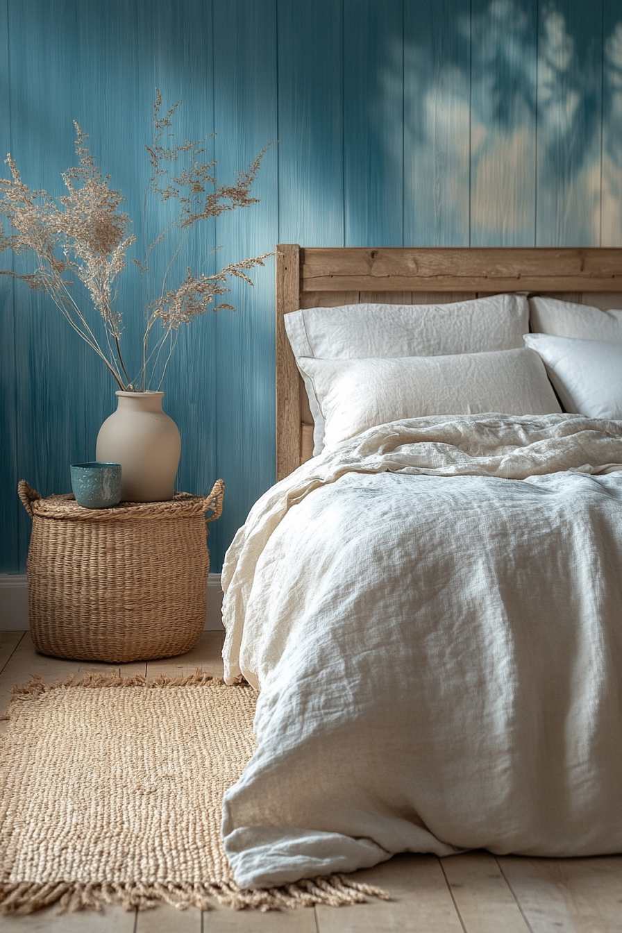 Feature Accent Wall with Ombré Paint