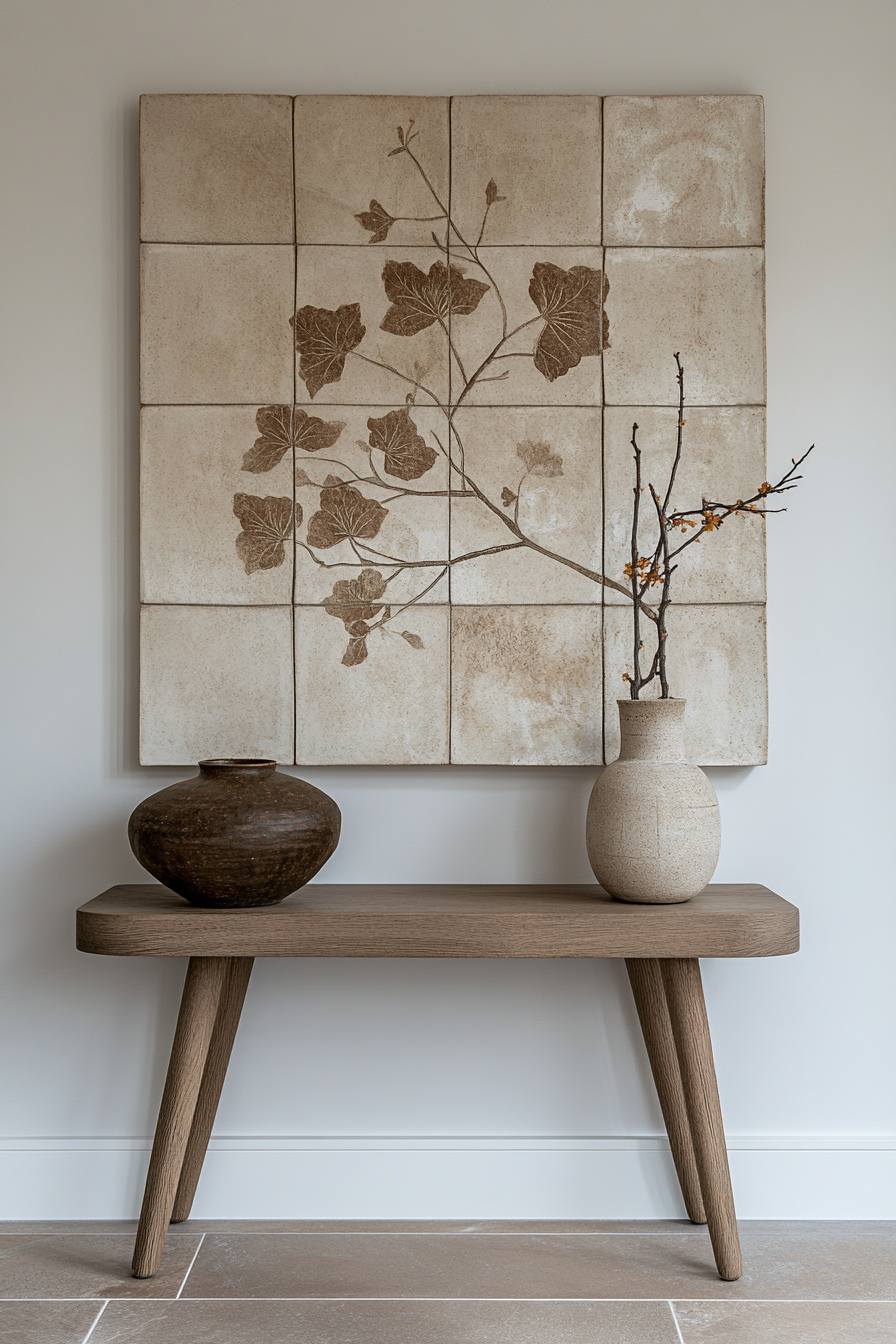 Finished Slab Wall Panel in Interior Display
